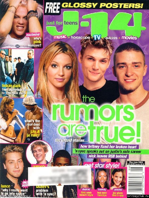 Журнал "J-14" (Май 2002 года)1.jpg(Бритни Спирс, Britney Spears)