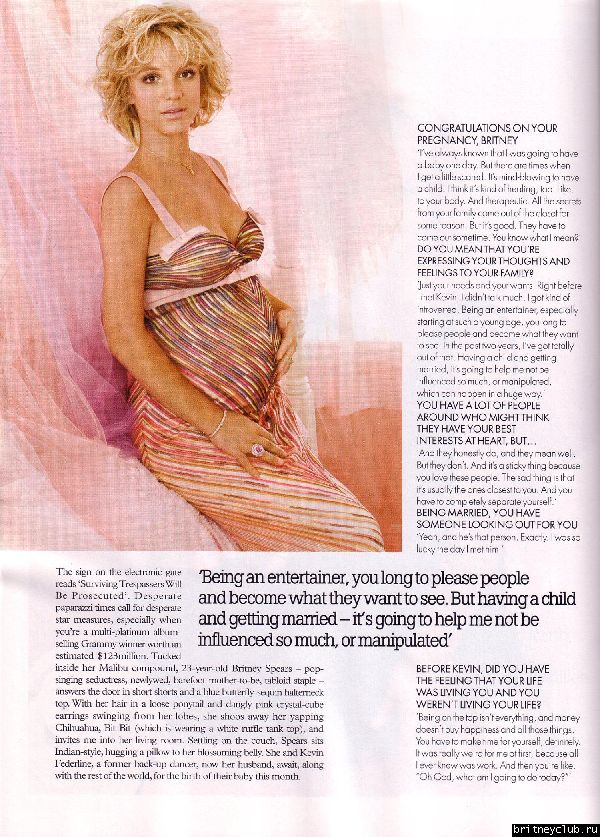 Фото беременной Бритни для журнала Elle06.jpg(Бритни Спирс, Britney Spears)