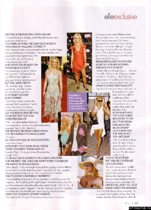 Фото беременной Бритни для журнала Elle1127161024371.jpg(Бритни Спирс, Britney Spears)
