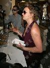 Бритни в мексиканском ресторанчике (18.10.2007)