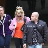 Бритни посещает студию танца в Голливуде
