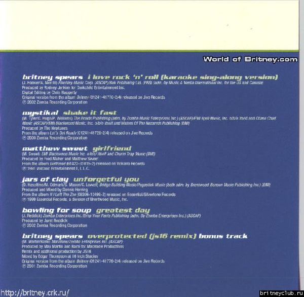 саундтрек к "Crossroads"1.jpg(Бритни Спирс, Britney Spears)