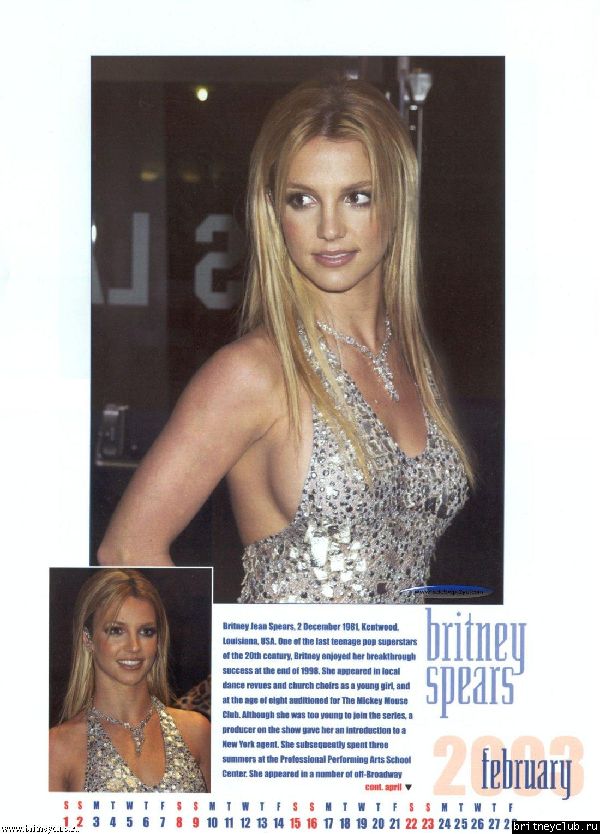 Календарь на 2003 год (Бельгия)04.jpg(Бритни Спирс, Britney Spears)