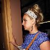 Бритни обедает с Мелом Гибсоном в ресторане Grand Havana Room 10 июня 2008 года