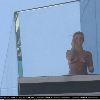 Бритни болтает по телефону на террасе в гостинице The Palms 15 июня 2008 года