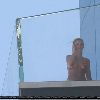 Бритни болтает по телефону на террасе в гостинице The Palms 15 июня 2008 года