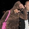 Бритни возвращается в гостиницу после концерта в Манчестере