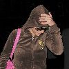 Бритни возвращается в гостиницу после концерта в Манчестере