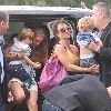 Бритни с детьми приехали к Эйфелевой башне