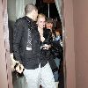 Бритни покидает ресторан Dolce