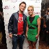 Бритни на вечеринке European Femme Fatale Tour Launch Party