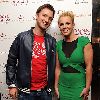 Бритни на вечеринке European Femme Fatale Tour Launch Party
