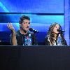 Бритни на пресс-конференции по случаю финала The X Factor USA