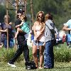 Бритни на футбольном матче Шона и Джейдена в Woodland Hills