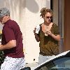 Бритни и Дэвид покидают Starbucks в Thousand Oaks 