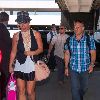 Бритни и Дэвид в аэропорту в Лос-Анджелесе